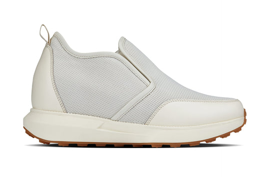 CALTO - J1434 - 3.3 Inches Taller (Bianco Sporco) - Sneakers Casual con Suola Spessa