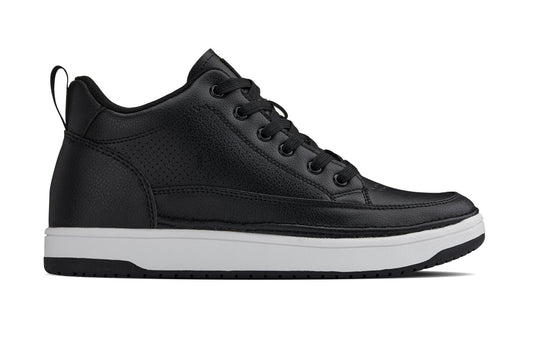 CALTO - Q271 - Più alto di 2 pollici (Nero Noir) - Sneakers Rialzate in Similpelle Microforata