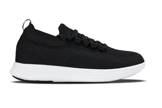 CALTO - QA062 - 6 cm più alto (suola bianca/nera) - Sneakers leggere in maglia