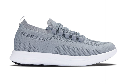 CALTO - QA065 - 2,4 pollici più alte (suola grigia/bianca) - Sneakers in maglia leggera