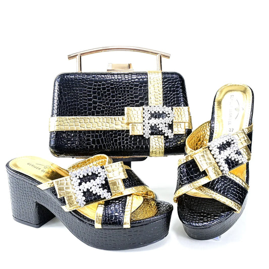 Completo scarpe e borsa abbinate HRT1-8