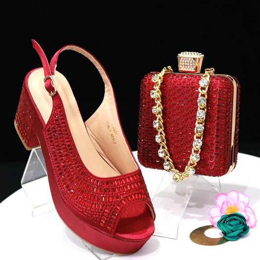MODA Scarpe e Borse Donna Set Abbinato HAS1-2