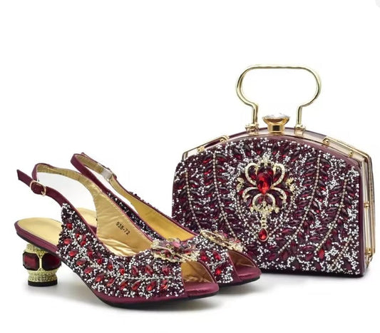 Set Scarpe e Borsa Abbinata Ultima Collezione Italiana ED201
