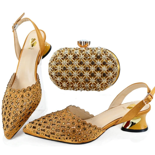 Set Scarpe e Borse da Donna Eleganti di Alta Qualità HAE1-7