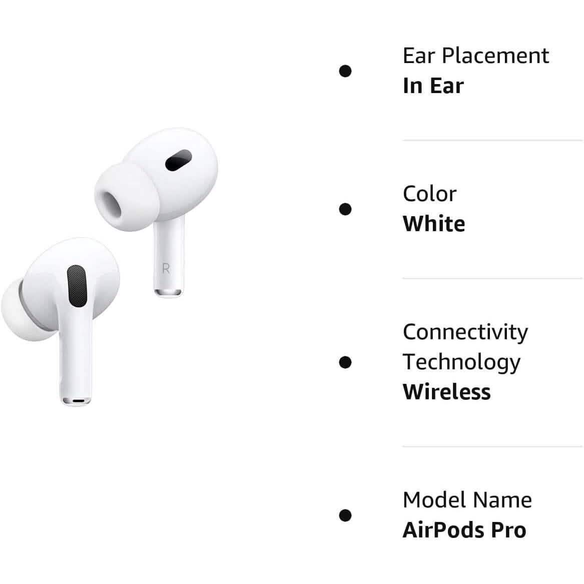 Apple Airpods Pro 2a generazione MQD83AM/A (Ricondizionati)