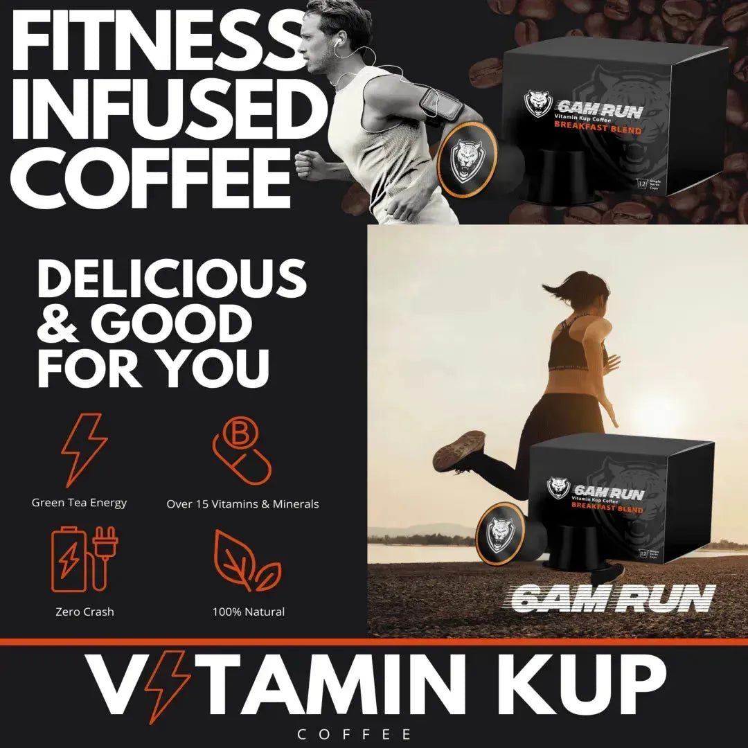 Vitamin Coffee — Energia + Nutrizione in Ogni Tazza | 6AM Run