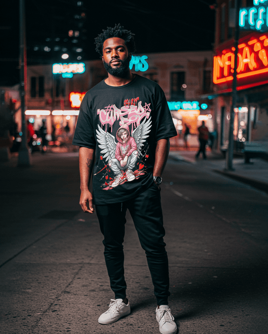 G West Cursed Boy T-Shirt Oversize da Uomo