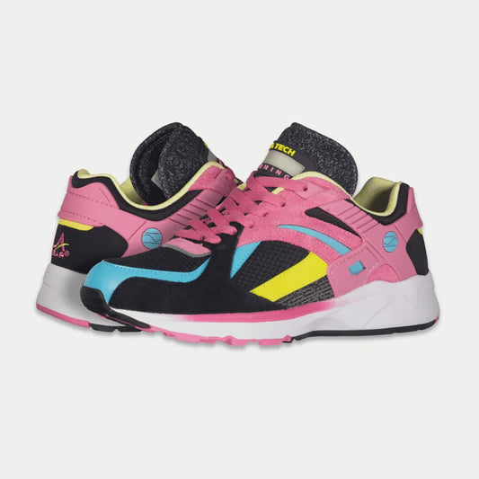 LA Gear Donna Catapult Light-Up Lowtop | Nero x Rosa