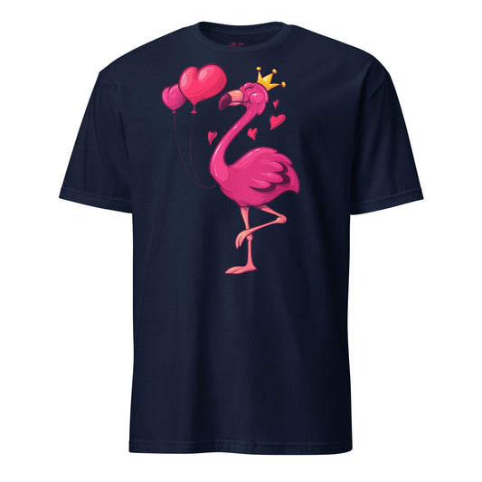La popolare t-shirt di San Valentino con fenicotteri