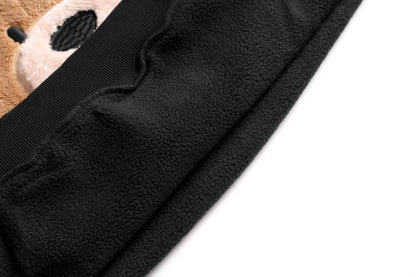 EXT369 Felpa con Cappuccio Orsetto Morbidoso