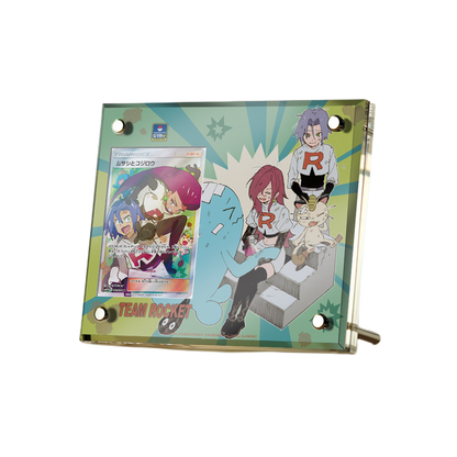 Supporto per esposizione in mattoncini per carte anime Pokémon PTCG