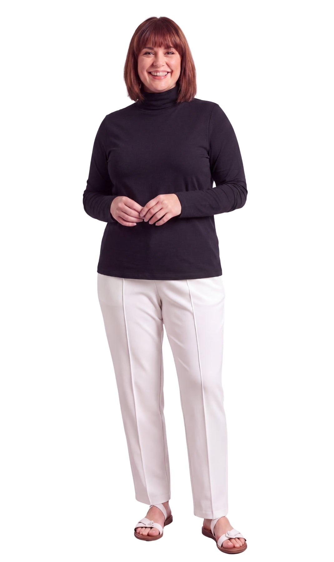 Women's Relaxed fit Long Sleeved Turtleneck Top