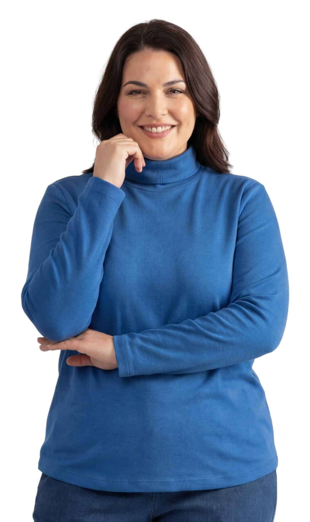 Women's Relaxed fit Long Sleeved Turtleneck Top