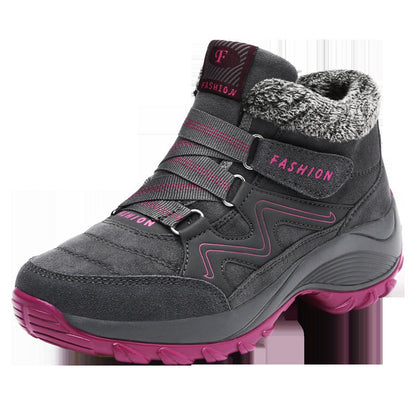 Women's Waterproof Hiking Boots | Real Leather Non-Slip Outdoor Trekking Sneakers