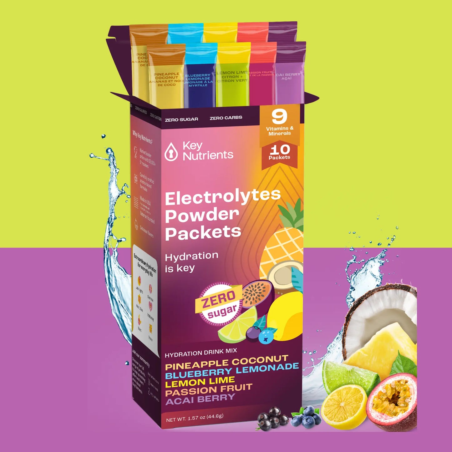 Sachets de poudre Electrolyte Recovery Plus (format voyage)