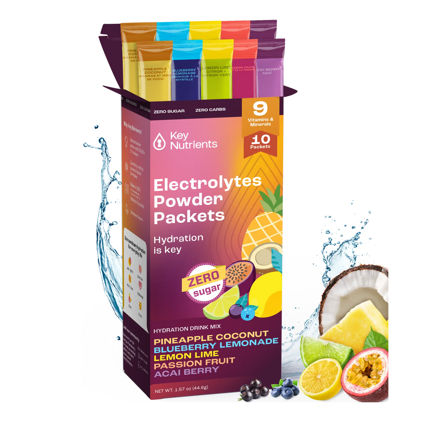 Sachets de poudre Electrolyte Recovery Plus (format voyage)