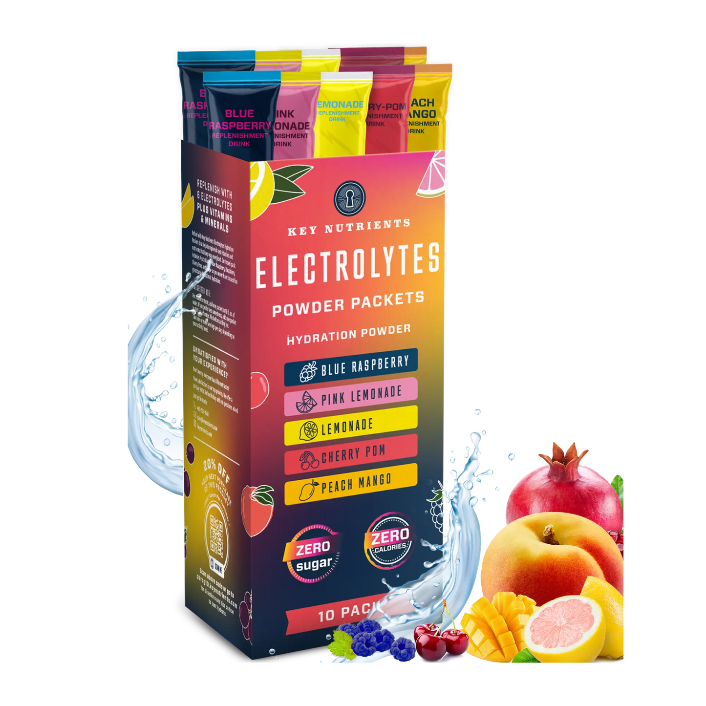 Sachets de poudre Electrolyte Recovery Plus (format voyage)