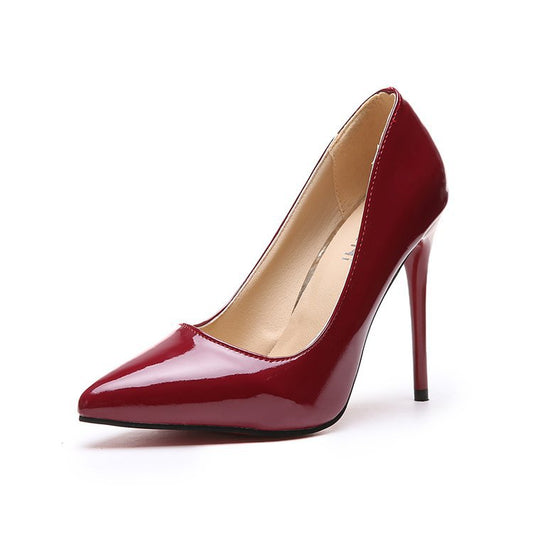 Décolleté a punta da donna | Scarpe con tacco a spillo in pelle PU