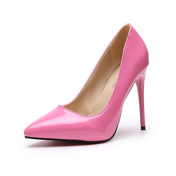 Women's Pointed-Toe High Heels | PU Leather Stiletto Pumps