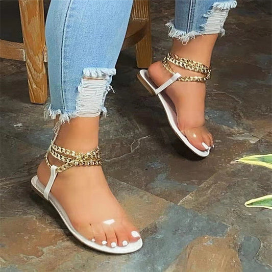 Sandali con plateau cut-out da donna | Tacco in PU traspirante con punta aperta