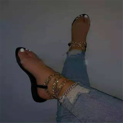 Women's Cutout Platform Sandals | Breathable Open-Toe PU Heels