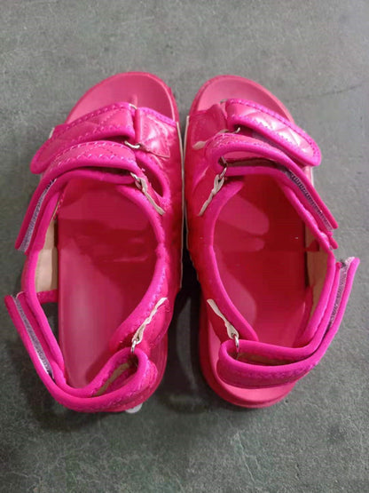 Women's Velcro Platform Sandals | Breathable Open-Toe Beach Sandals