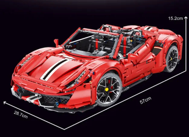 Auto sportiva - Giocattolo di costruzioni