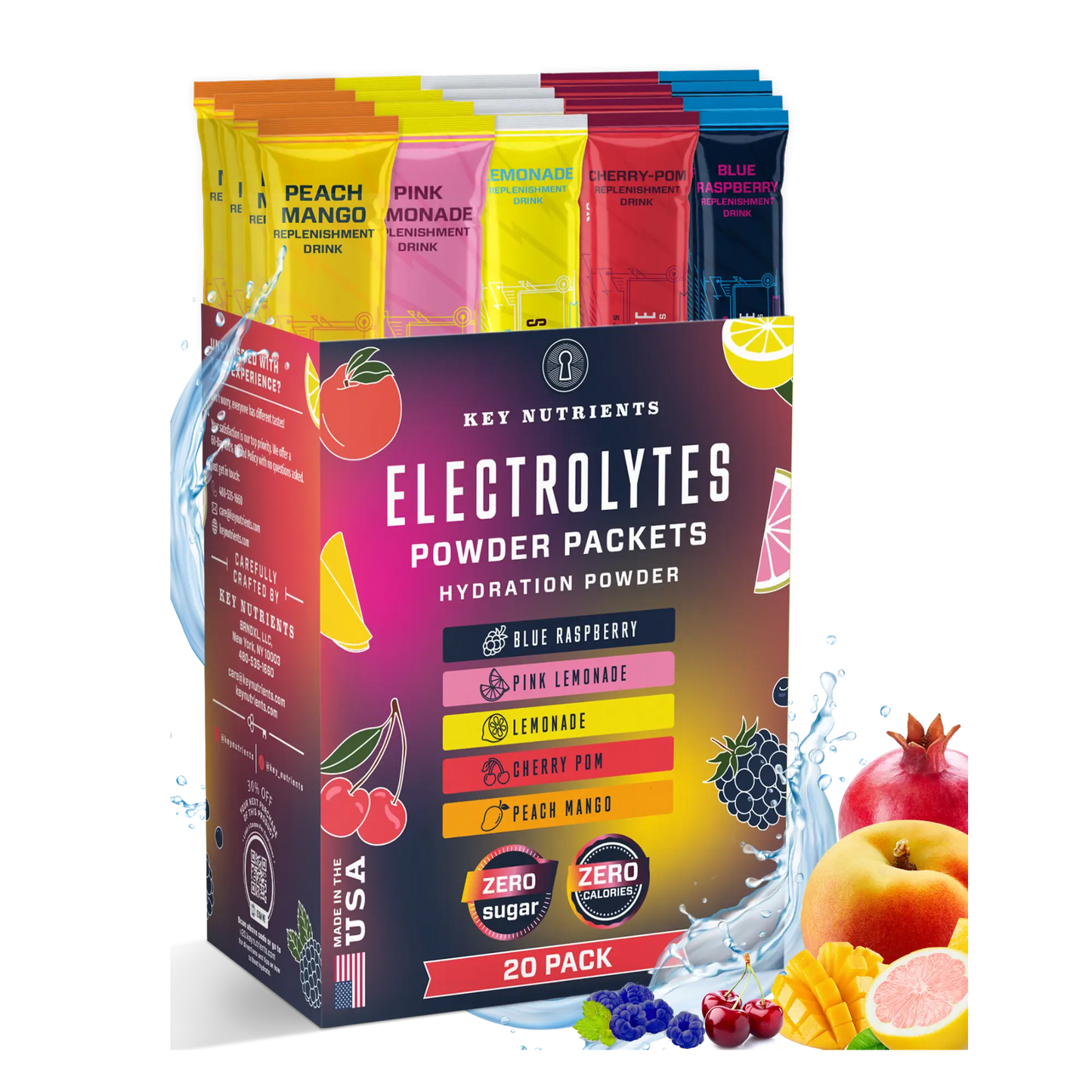 Sachets de poudre Electrolyte Recovery Plus (format voyage)