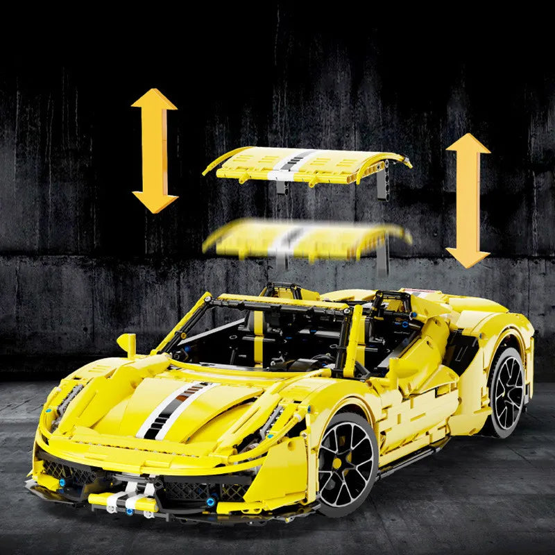 Auto sportiva - Giocattolo di costruzioni