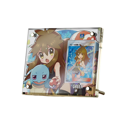 Supporto per esposizione in mattoncini per carte anime Pokémon PTCG