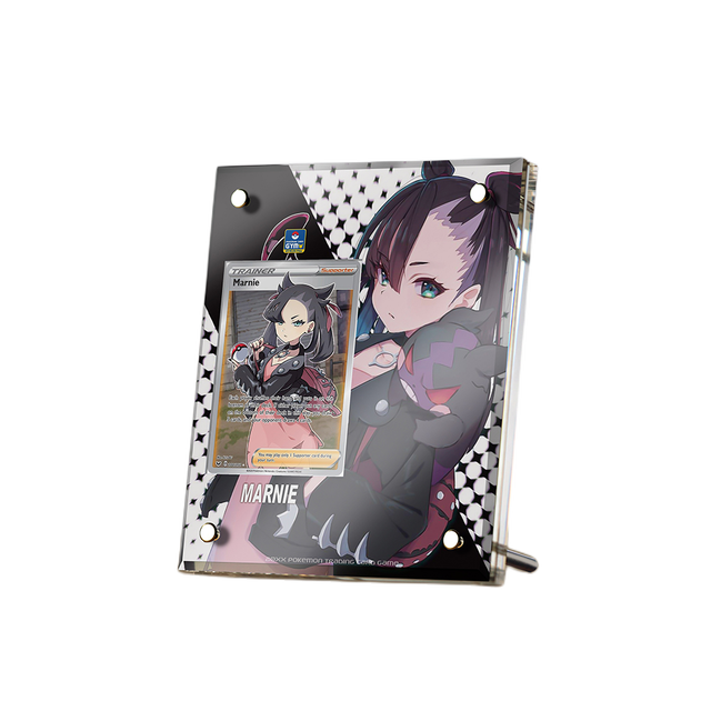 Supporto per esposizione in mattoncini per carte anime Pokémon PTCG
