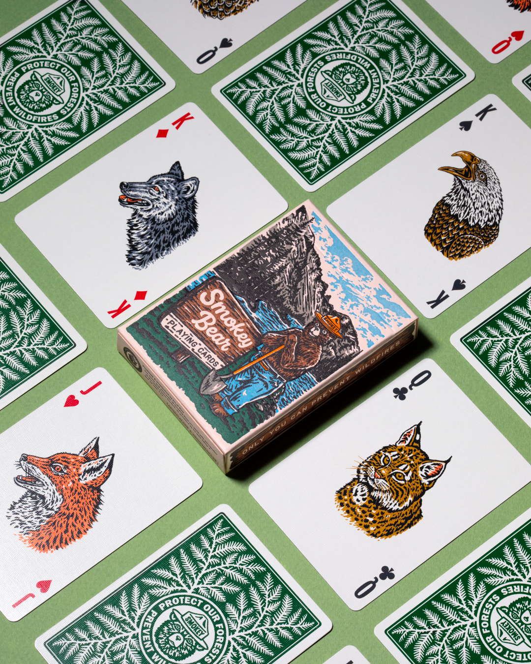 Jeu de cartes Smokey Bear