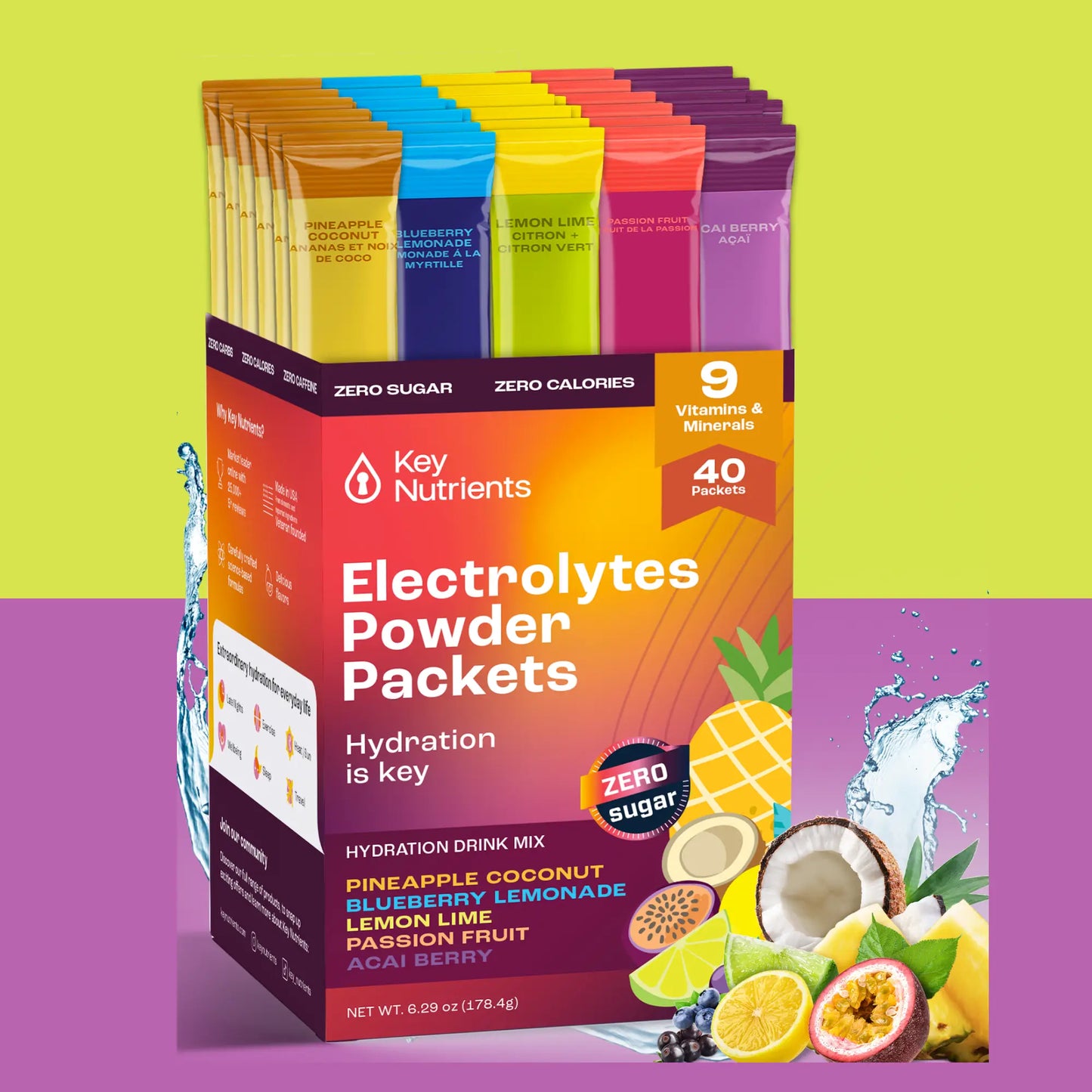 Sachets de poudre Electrolyte Recovery Plus (format voyage)