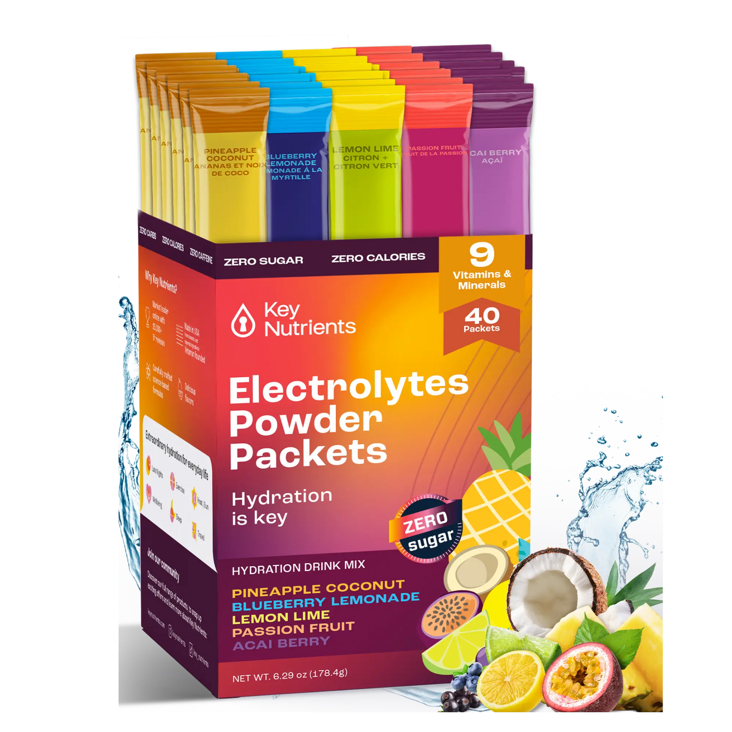 Sachets de poudre Electrolyte Recovery Plus (format voyage)
