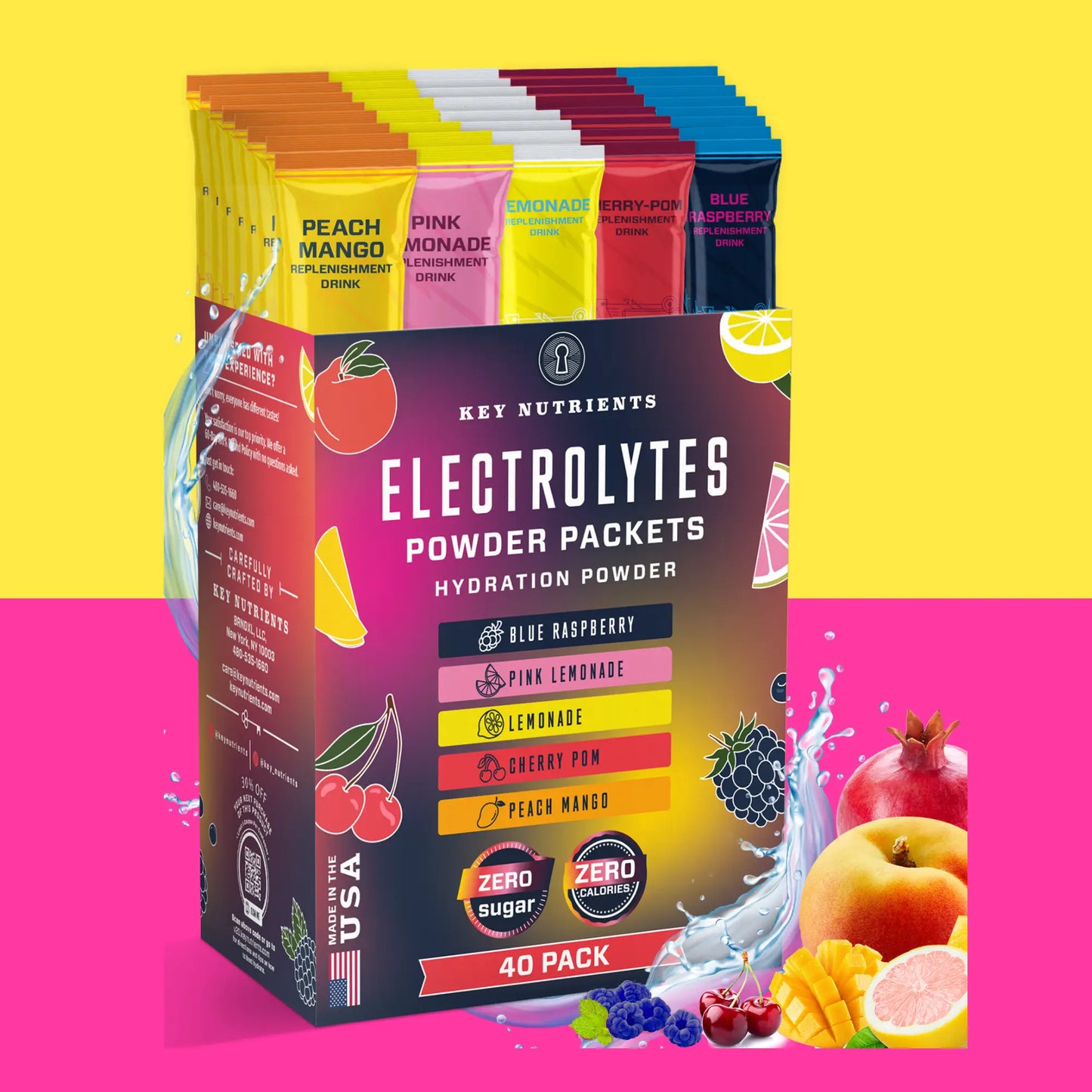 Sachets de poudre Electrolyte Recovery Plus (format voyage)