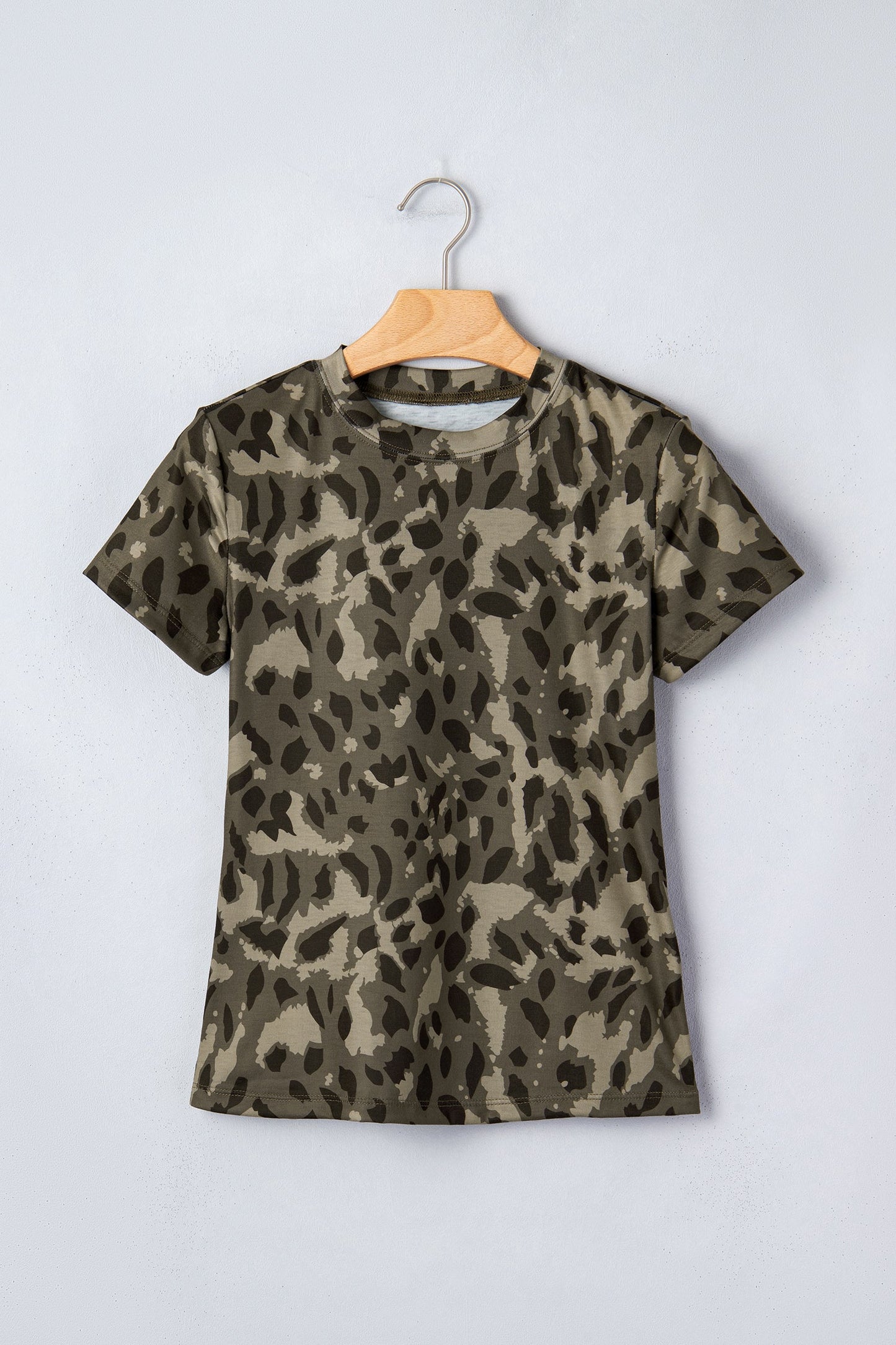 T-shirt aderente finta stampa Annabelle