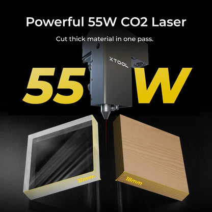 xTool P2S 55W Taglierina laser desktop CO2
