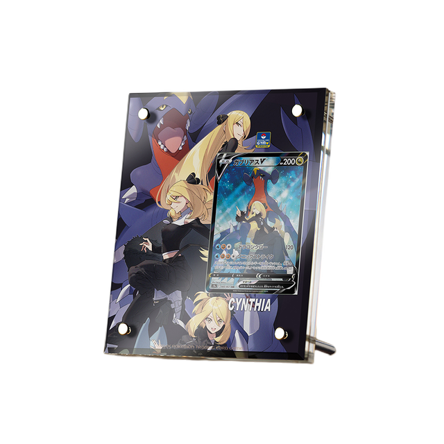 Supporto per esposizione in mattoncini per carte anime Pokémon PTCG