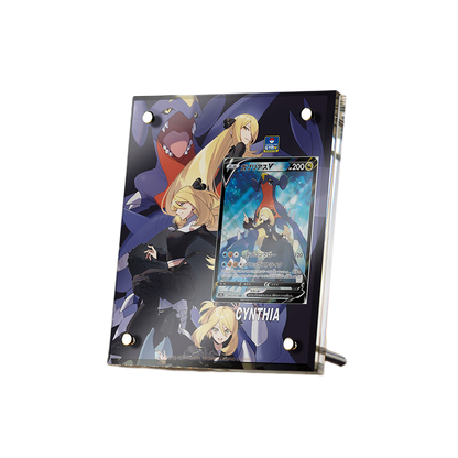 Supporto per esposizione in mattoncini per carte anime Pokémon PTCG