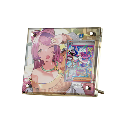 Supporto per esposizione in mattoncini per carte anime Pokémon PTCG