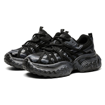S8888 Sneakers nere con suola effetto pneumatico