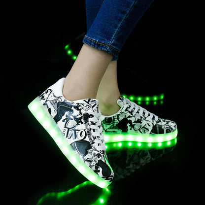 Unisex Fluorescent Lace-Up Sneakers | Breathable Candy Color Sports Shoes