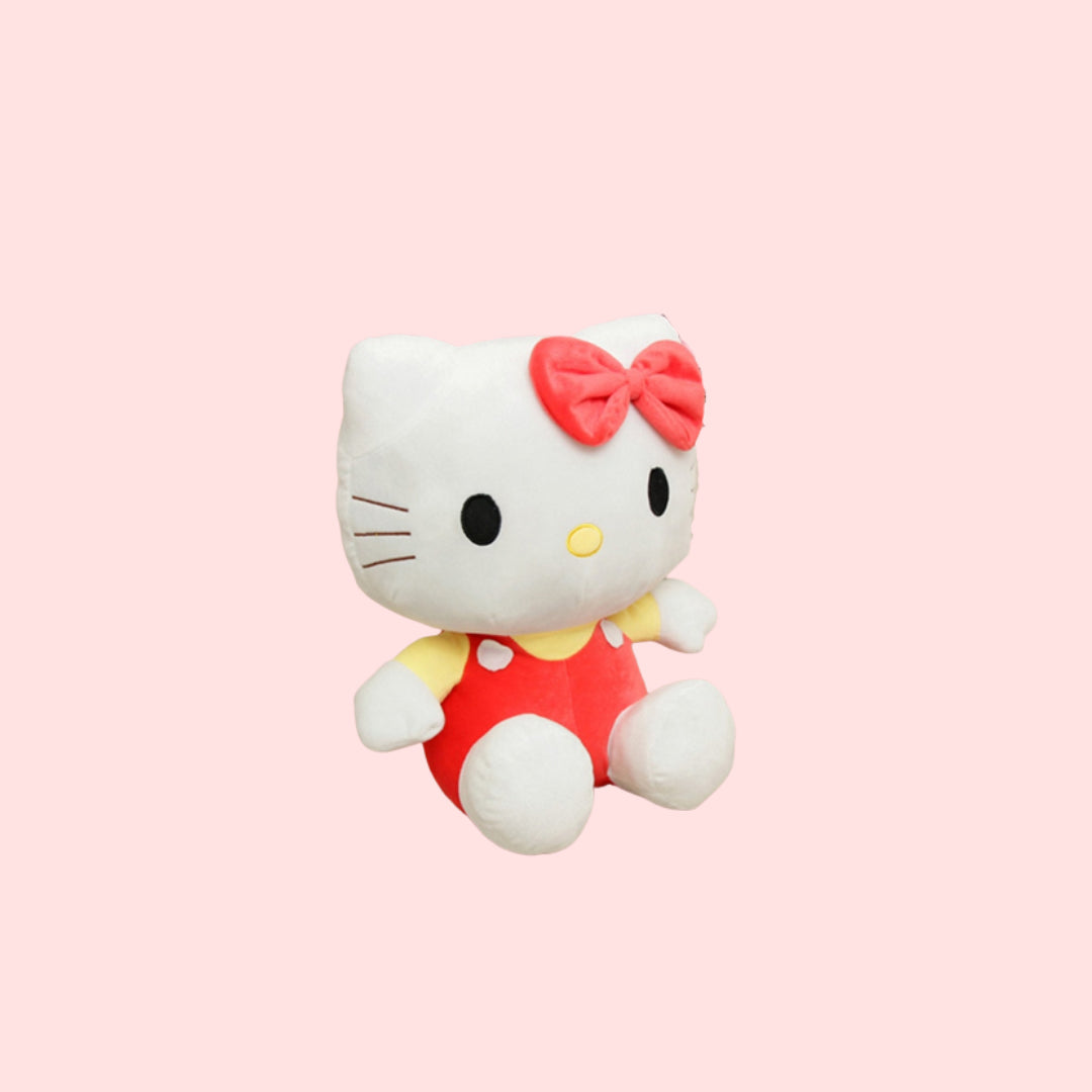 Peluche "Salopette" con personaggi di gatti