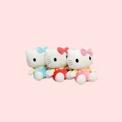 Peluche "Salopette" con personaggi di gatti