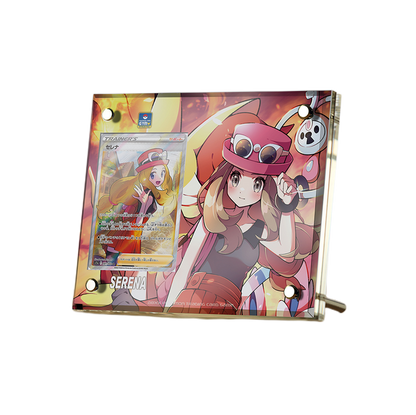 Supporto per esposizione in mattoncini per carte anime Pokémon PTCG
