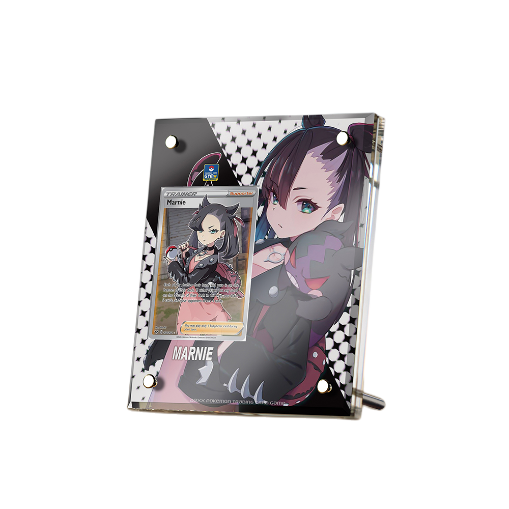 Supporto per esposizione in mattoncini per carte anime Pokémon PTCG