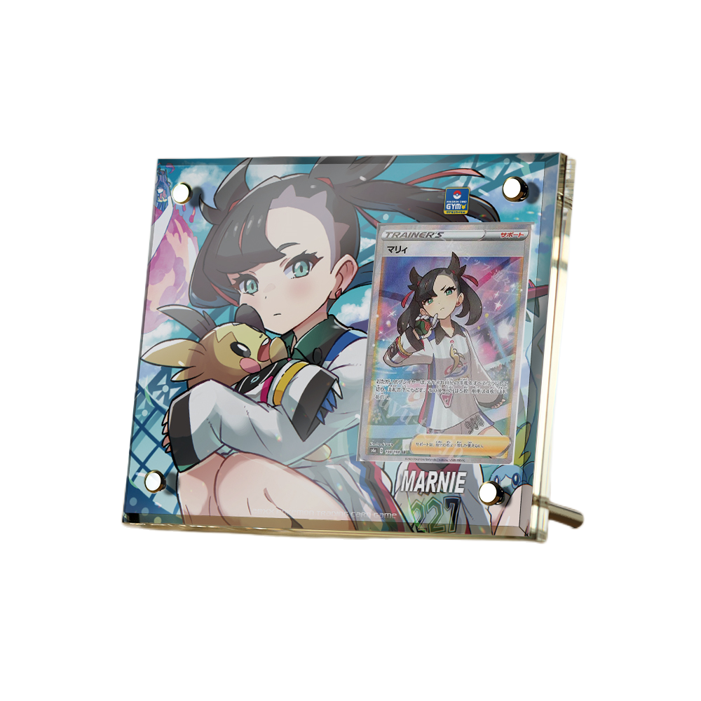 Supporto per esposizione in mattoncini per carte anime Pokémon PTCG