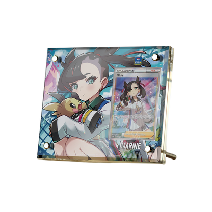 Supporto per esposizione in mattoncini per carte anime Pokémon PTCG