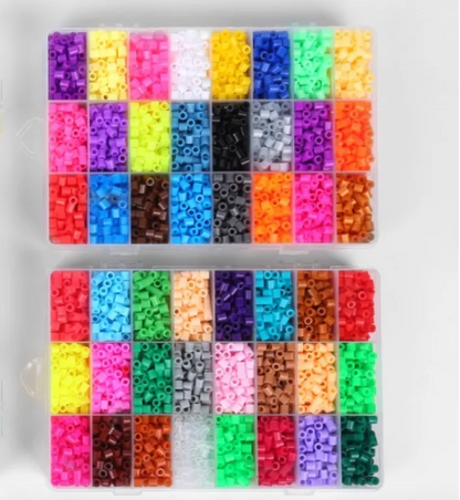 Set di perline da stiro da 5 mm di Pinpindoudou, giocattolo educativo alla rinfusa