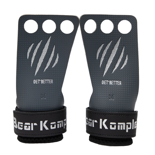 Maniglie per le mani Bear Komplex Carbon Comp a 3 fori